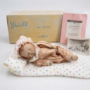 Ashton-Drake Yolanda Bello Porcelain Baby Doll Rock-a-Bye Baby Lullaby Babies